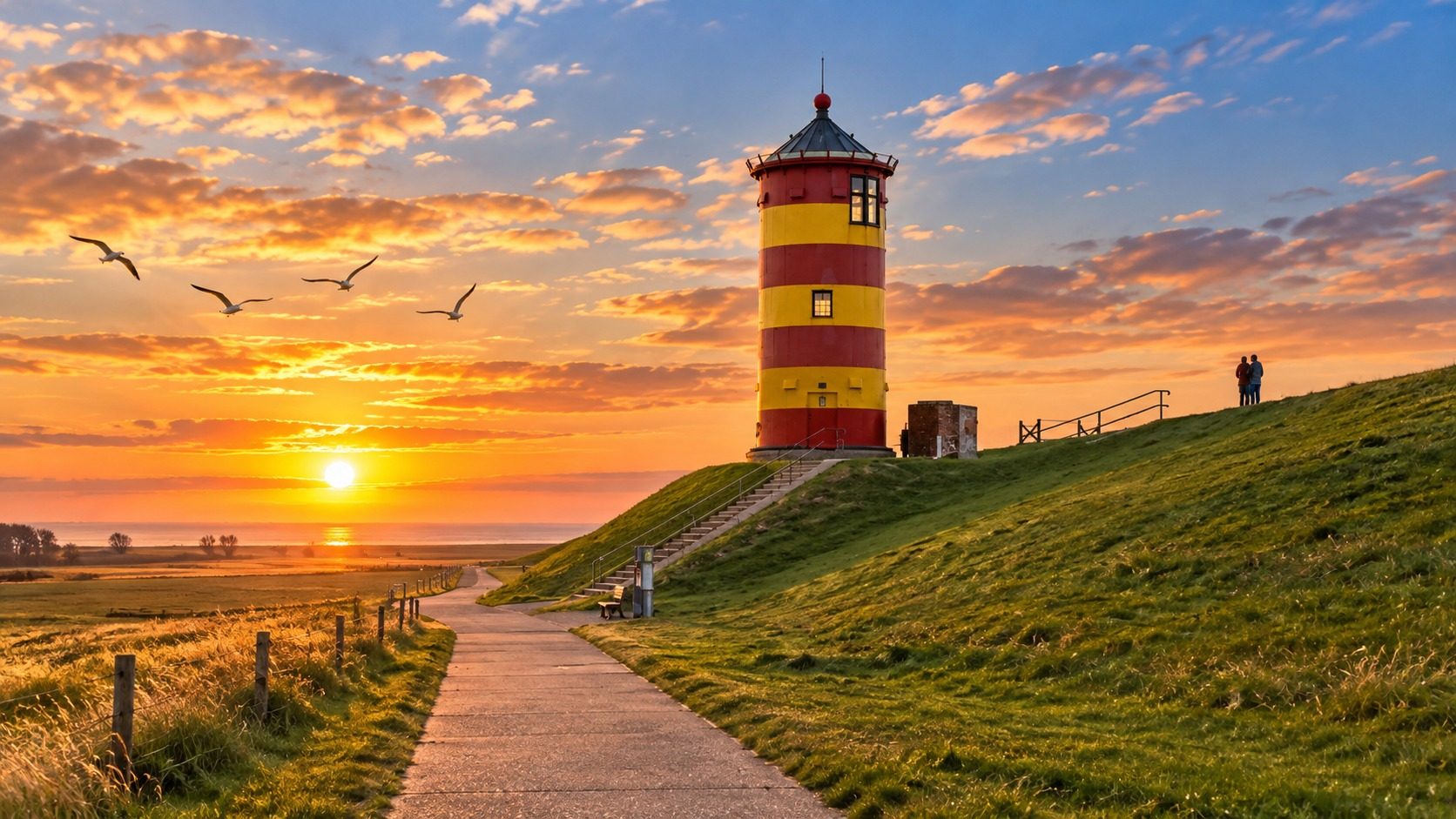 Leuchtturm an der Nordsee
